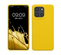 kwmobile Case for Motorola Moto G86 Power 5G Case - Soft Cover - Shockproof Silicone - Wireless Charging Radiant Yellow