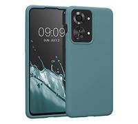 kwmobile Case for OnePlus Nord 2T 5G Case - Soft Cover - Shockproof Silicone - Wireless Charging Antique Stone
