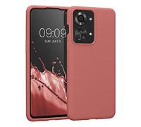 kwmobile Case for OnePlus Nord 2T 5G Case - Soft Cover - Shockproof Silicone - Wireless Charging Winter Rose