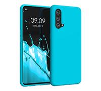 kwmobile Case for OnePlus Nord CE 5G Case - Soft Cover - Shockproof TPU Material - Wireless Charging - Cool Glacier