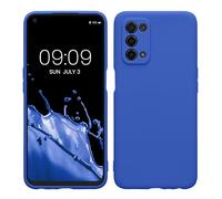 kwmobile Case for Oppo A74 (5G) / A54 (5G) Case - Protective Slim TPU Phone Cover - Soft Matte Finish - Baltic Blue