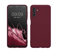 kwmobile Case for Samsung Galaxy A04s Case - Soft Cover - Shockproof TPU Material - Wireless Charging - Bordeaux Violet
