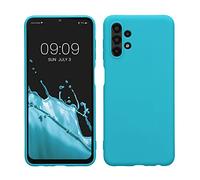 kwmobile Case for Samsung Galaxy A13 4G Case - Soft Cover - Shockproof TPU Material - Wireless Charging - Cool Glacier
