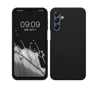 kwmobile Case for Samsung Galaxy A16 5G Case - Soft Cover - Shockproof Silicone - Wireless Charging Black