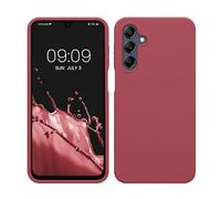 kwmobile Case for Samsung Galaxy A16 5G Case - Soft Cover - Shockproof Silicone - Wireless Charging Dark Rose