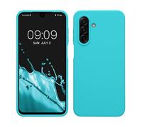 kwmobile Case for Samsung Galaxy A17 4G / 5G Case - Soft Cover - Shockproof Silicone - Wireless Charging Cool Glacier