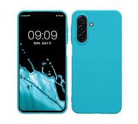 kwmobile Case for Samsung Galaxy A17 4G / 5G Case - Soft Cover - Shockproof TPU Material - Wireless Charging - Cool Glacier