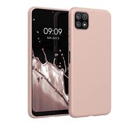 kwmobile Case for Samsung Galaxy A22 5G Case - Soft Cover - Shockproof TPU Material - Wireless Charging - Coconut Swirl