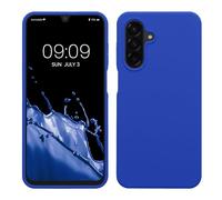 kwmobile Case for Samsung Galaxy A26 5G Case - Soft Cover - Shockproof Silicone - Wireless Charging Baltic Blue