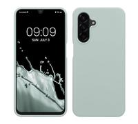kwmobile Case for Samsung Galaxy A26 5G Case - Soft Cover - Shockproof Silicone - Wireless Charging Cool Mint