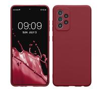 kwmobile Case for Samsung Galaxy A52 / A52 5G / A52s 5G Case - Protective Slim TPU Phone Cover - Soft Matte Finish - Bordeaux Violet