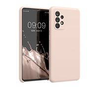 kwmobile Case for Samsung Galaxy A52 / A52 5G / A52s 5G Case - Soft Cover - Shockproof Silicone - Wireless Charging Coconut Swirl