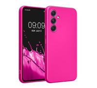 kwmobile Case for Samsung Galaxy A54 5G Case - Soft TPU Back Phone Cover - with Metallic Look - Metallic Pink