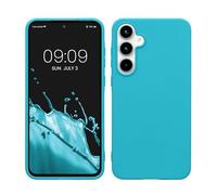 kwmobile Case for Samsung Galaxy A55 5G Case - Soft Cover - Shockproof TPU Material - Wireless Charging - Cool Glacier