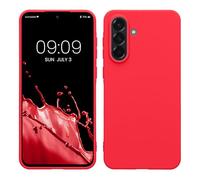 kwmobile Case for Samsung Galaxy A56 5G Case - Soft Cover - Shockproof TPU Material - Wireless Charging - Neon Pink