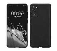 kwmobile Case for Samsung Galaxy S20 FE Case - Protective Slim TPU Phone Cover - Soft Matte Finish - Black
