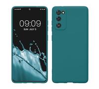 kwmobile Case for Samsung Galaxy S20 FE Case - Protective Slim TPU Phone Cover - Soft Matte Finish - Teal Matte