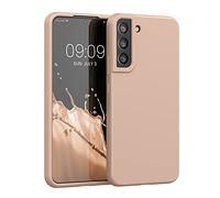 kwmobile Case for Samsung Galaxy S22 Plus Case - Soft Cover - Shockproof Silicone - Wireless Charging Coconut Swirl