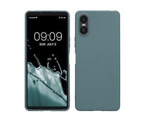 kwmobile Case for Sony Xperia 10 VI Case - Soft Cover - Shockproof TPU Material - Wireless Charging - Arctic Night