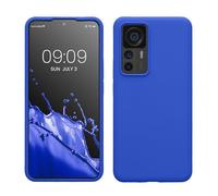 kwmobile Case for Xiaomi 12T / 12T Pro Case - Soft Cover - Shockproof Silicone - Wireless Charging Baltic Blue