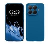 kwmobile Case for Xiaomi 15T Pro Case - Protective Slim TPU Phone Cover - Soft Matte Finish - Blue Reef