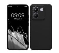 kwmobile Case for Xiaomi Poco M7 pro 5G Case - Protective Slim TPU Phone Cover - Soft Matte Finish - Black Matte