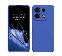 kwmobile Case for Xiaomi Redmi Note 13 Pro 5G / Poco X6 5G Case - Protective Slim TPU Phone Cover - Soft Matte Finish - Baltic Blue