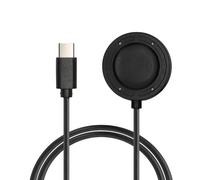 kwmobile Charger Compatible with Suunto Run GPS - Charger USB-C Cable for Charging Smart Watch - Black