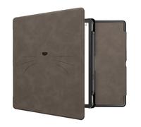 kwmobile Cover Compatible with Amazon Kindle Scribe Cover - eReader Case - Meow Meow Grey