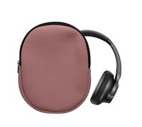 kwmobile Cover Compatible with Headset/Overear headphone Case - Neoprene Headset Cover - Pouch w/Zipper - Dark Rose