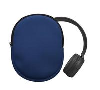 kwmobile Cover Compatible with JBL Tune 600 / 500BT / 510BT / 450 Case - Neoprene Headset Cover - Pouch w/Zipper - Dark Blue