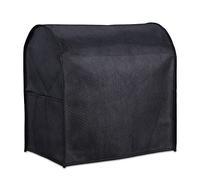 kwmobile Cover Compatible with KitchenAid 4,3-4,8 litre - 4in1 Plastic Case w/ 3 Pockets for Accessories- Black