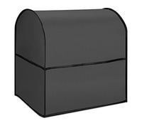 kwmobile Cover Compatible with KitchenAid 4,3-4,8 litre - 4in1 Plastic Case w/ 3 Pockets for Accessories- Dark Grey