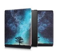 kwmobile Cover for Amazon Kindle Oasis 10. Generation Case - eReader Cover with auto sleep funktion - Cosmic Nature with Blue/Grey/Black