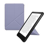 kwmobile Origami Case Compatible with Amazon Kindle Paperwhite (2024)/Colorsoft Case - Slim PU Leather Cover with Stand - Lavender