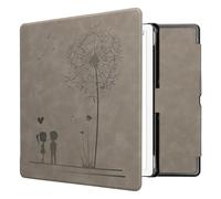 kwmobile Cover for Amazon Kindle Scribe (2024) Case - eReader Cover with auto sleep funktion - Dandelion Love with Grey