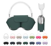 kwmobile Cover for Apple AirPods Max/AirPods Max 2 Case - Sleep Mode Compatibility - Polyester Case for Headphones - Green