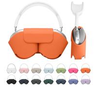kwmobile Cover for Apple AirPods Max/AirPods Max 2 Case - Sleep Mode Compatibility - Polyester Case for Headphones - Summer Orange
