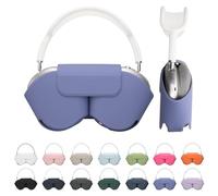 kwmobile Cover for Apple AirPods Max/AirPods Max 2 Case - Sleep Mode Compatibility - Polyester Case for Headphones - Lavender