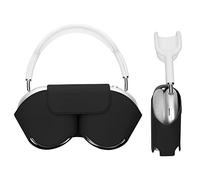 kwmobile Cover for Apple AirPods Max Case - Sleep Mode Compatibility - Polyester Case for Headphones - Black