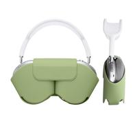 kwmobile Cover for Apple AirPods Max Case - Sleep Mode Compatibility - Polyester Case for Headphones - Pastel Green
