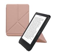 kwmobile Cover for Kobo Clara BW/Colour Case - Slim PU Leather eReader Cover with Stand and auto sleep funktion - Rose Gold
