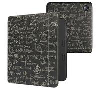 kwmobile Cover for Kobo Libra 2 Case - eReader Cover with auto sleep funktion - Equation with Green/Yellow