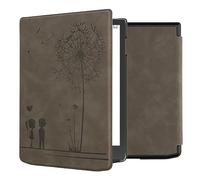 kwmobile Cover for Pocketbook InkPad 4 / Color 3 / Color 2 / Vivlio InkPad 4 / InkPad Color 3 Case - eReader Cover with auto sleep funktion - Dandelion Love with Grey