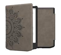 kwmobile Cover Compatible with Pocketbook Verse/Verse Pro/Verse Color/Vivlio Light/Light HD Cover - eReader Case - Rising Sun Grey