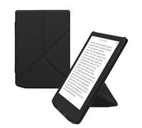 kwmobile Cover for Pocketbook Verse/Verse Lite/Verse Pro/Color/Vivlio Light/Light HD Case - Slim PU Leather eReader Cover with Stand and auto sleep funktion - Black