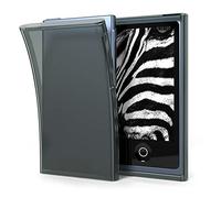 kwmobile Crystal Case Compatible with Apple iPod Nano 7 Soft TPU Silicone Protective Cover - Black/Transparent