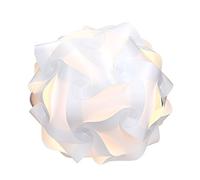 kwmobile DIY Puzzle Lamp Shade - Ceiling Light Shade - White Lampshade - Jigsaw Light in 30 Pieces min. 15 Different Designs - Diameter Approx. 10.6 in / 27 cm - Size M