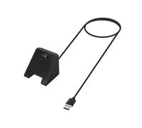kwmobile Docking Station for Garmin vivoactive 5 / Fenix 8/7 / Forerunner 55 165 - USB Charging Cable with Stand - Smartwatch Charger Dock - Replacement Charger for Fitness Tracker - Black