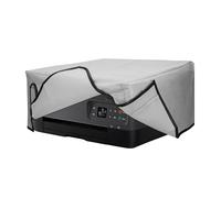 kwmobile Dust Cover Compatible with Canon PIXMA TS7450i - Printer Case - Fabric Protector Cover - Light Grey